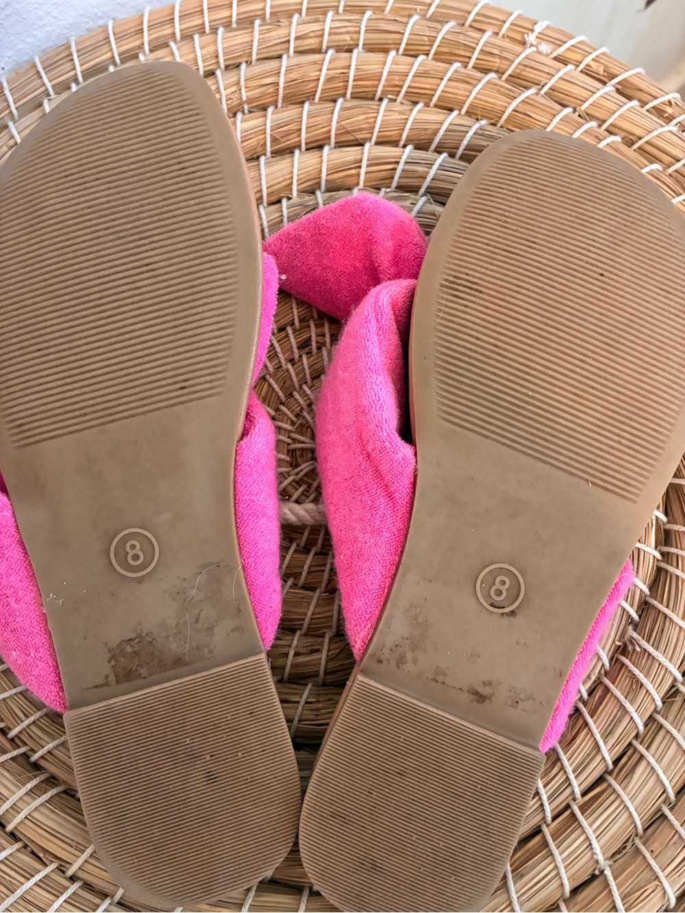 Shade & Shore Hot Pink Knotted Toe-Post Sandals - Picture 5 of 8
